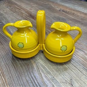 Made in Italy Cruet Set by Mamma Ro in Marigold